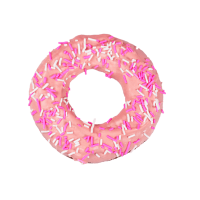 Pink Old Fashion Donut